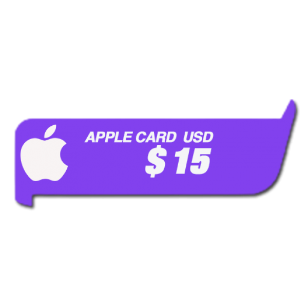 Apple US - 15 USD - Digital Gift Card [UNITED STATES]