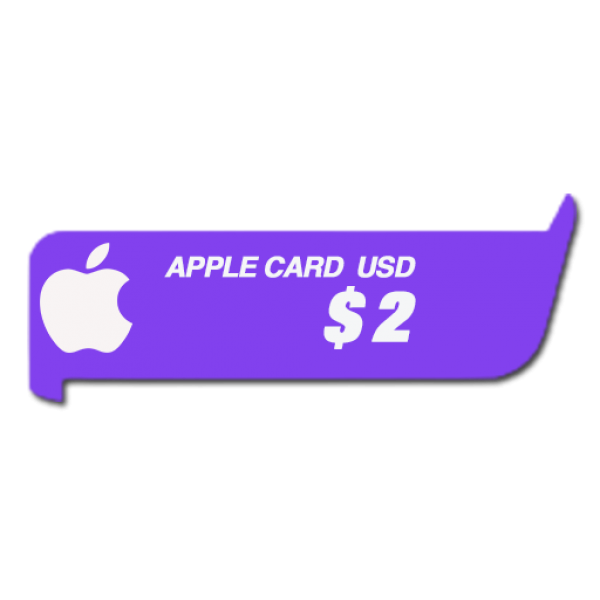 Apple US - 2 USD - Digital Gift Card [UNITED STATES]
