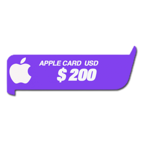 Apple US - 200 USD - Digital Gift Card [UNITED STATES]