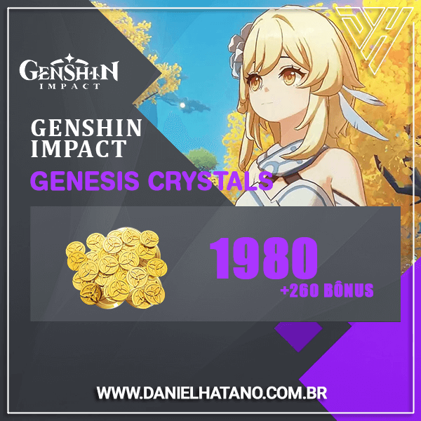 Genshin Impact | 1980 + 260 Genesis Crystals