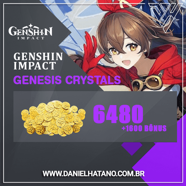 Genshin Impact | 6480 + 1600 Genesis Crystals