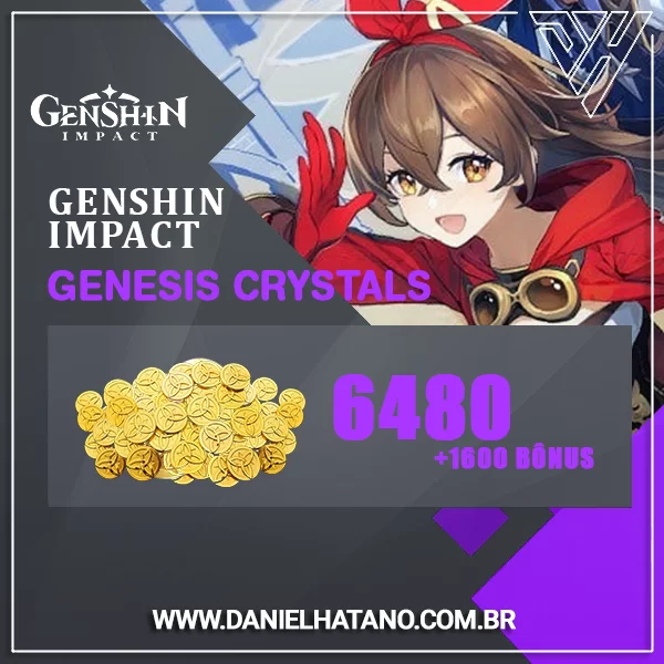 Genshin Impact  6480 + 1600 Genesis Crystals