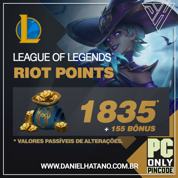 League of Legends - 1990 Riot Points