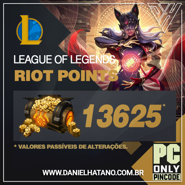 League of Legends - 13.625 Riot Points 