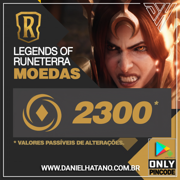 [ANDROID] Legends of Runeterra - 2.110 Moedas + 190 Bônus
