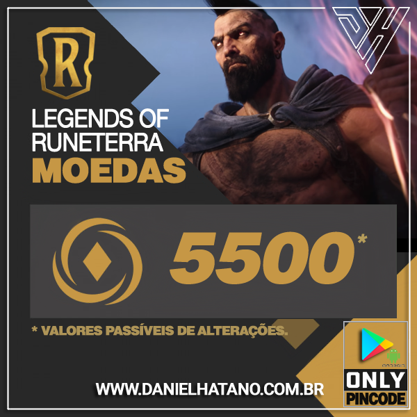 [ANDROID] Legends of Runeterra - 4.780 Moedas + 720 Bônus