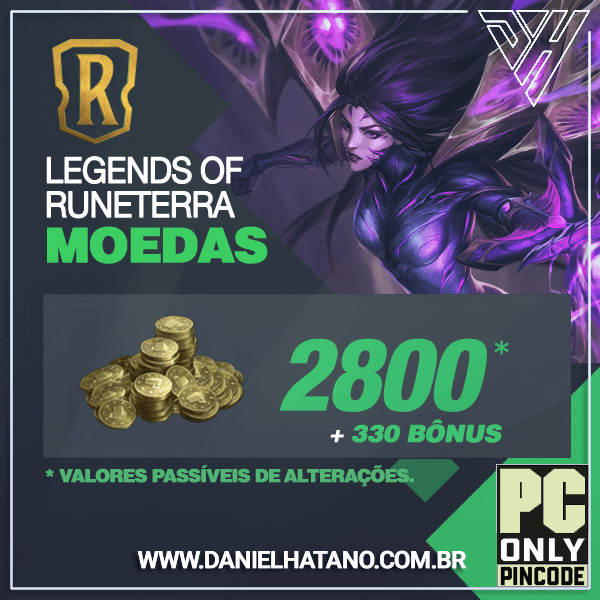 Legends of Runeterra - 2800 Moedas