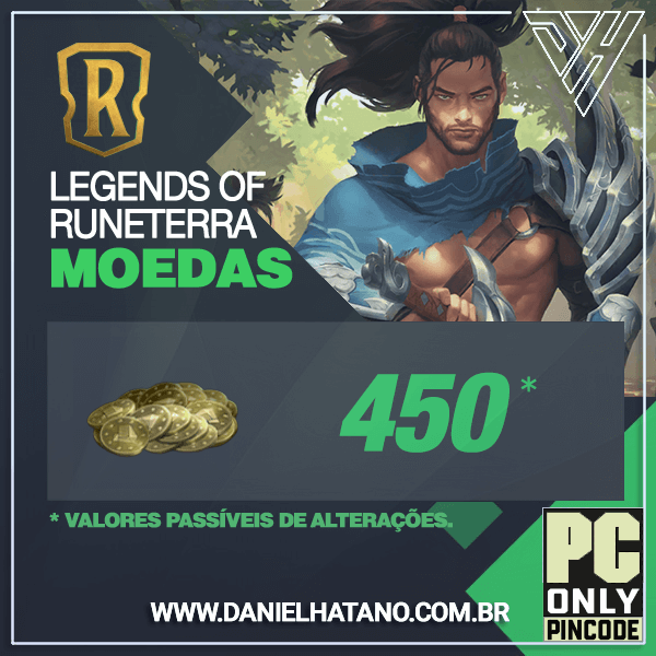 Legends of Runeterra - 450 Moedas