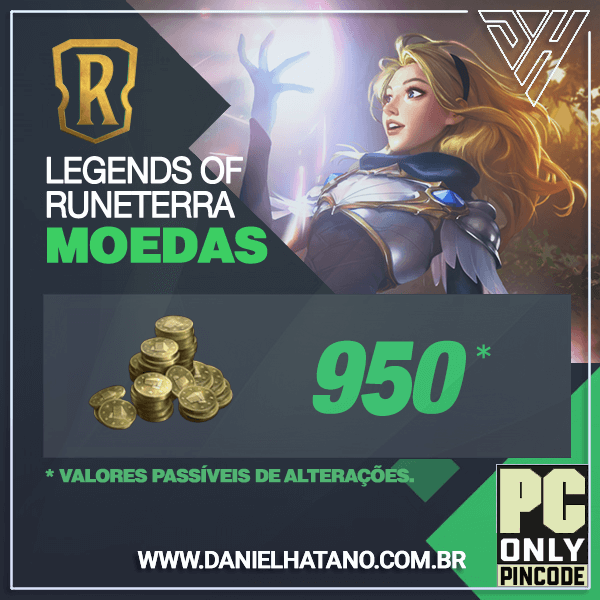 Legends of Runeterra - 950 Moedas