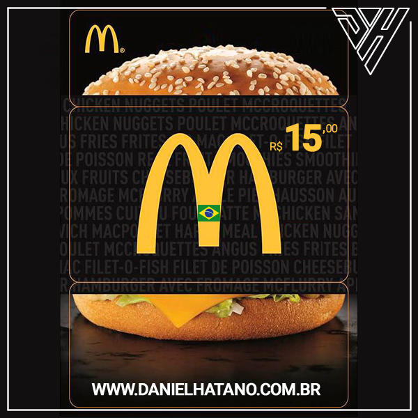 McDonalds Gift Card Digital | Vale Méqui - R$ 15,00