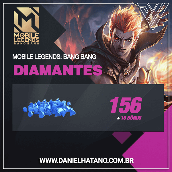 Mobile Legends: Bang Bang | 156 + 16 Diamantes