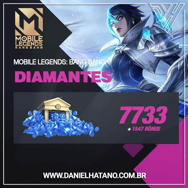 Mobile Legends: Bang Bang | 7733 + 1547 Diamantes