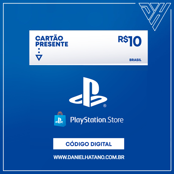 R$10 PlayStation Store - Cartão Presente Digital [Exclusivo Brasil]