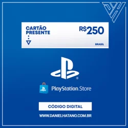 Gift Card Playstation Store Brasil R$250 reais - R$249,90