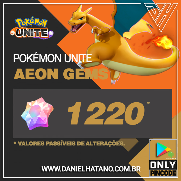 Pokemon Unite - 1220 Aeos Gems [ANDROID]