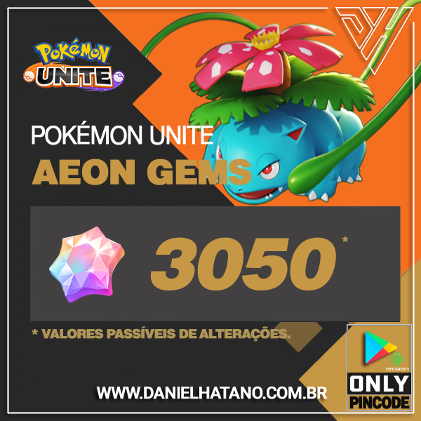 Pokémon Unite - 3050 Aeos Gems [ANDROID]