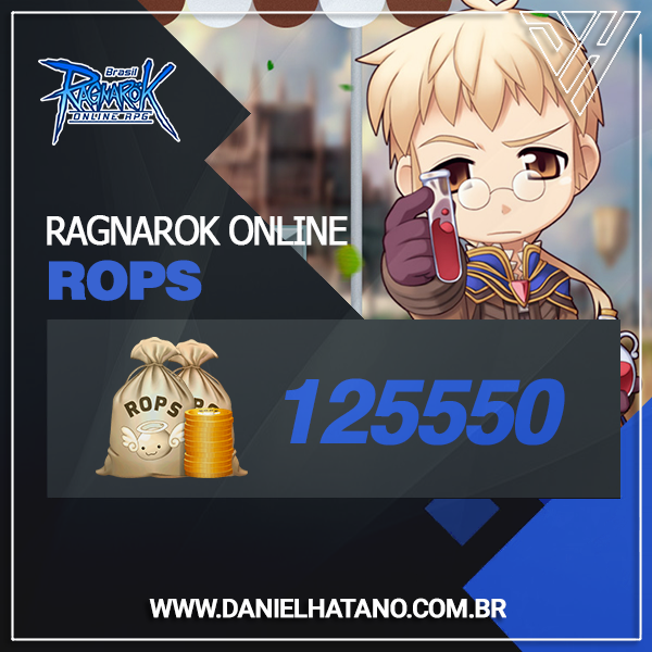 Ragnarok Online - Pacote de 125.550 ROPS