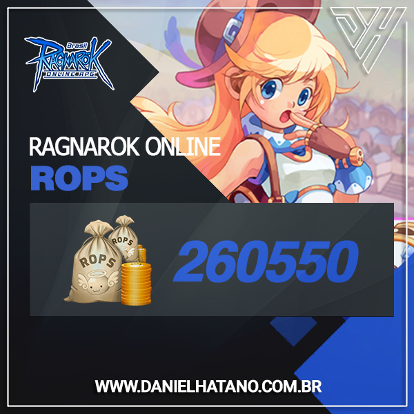 Ragnarok Online - Pacote de 260.550 ROPS