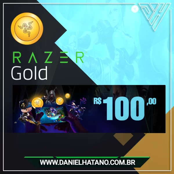 R$ 100 Cartão Razer Gold