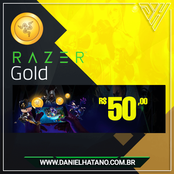 Razer Gold BR - R$ 50 Reais