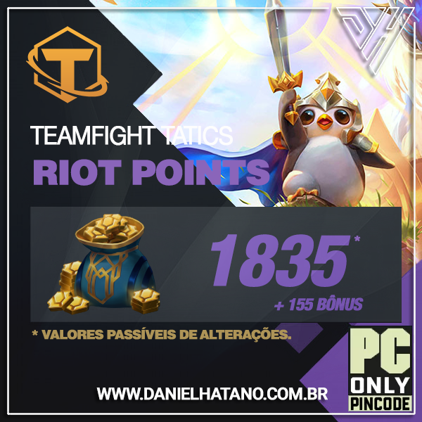 Teamfight Tactics - 1.835 Riot Points