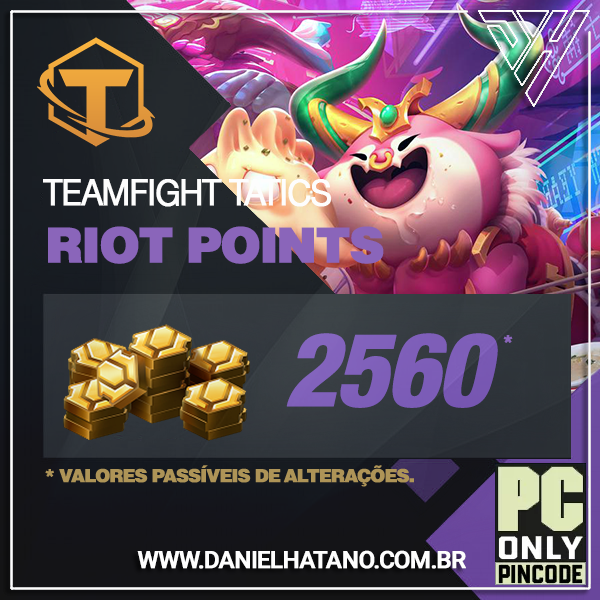 Teamfight Tactics - 2.560 Riot Points