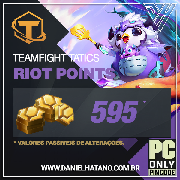 Teamfight Tactics - 595 Riot Points