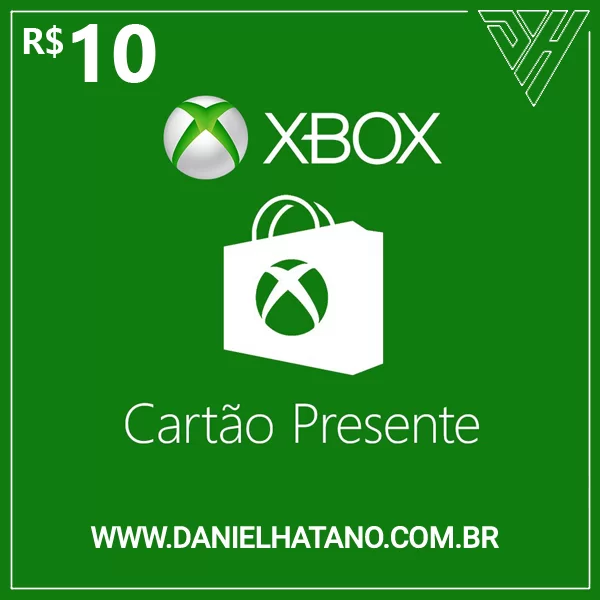 R$10 Xbox Store - Cartão-Presente Digital - [Exclusivo Brasil]