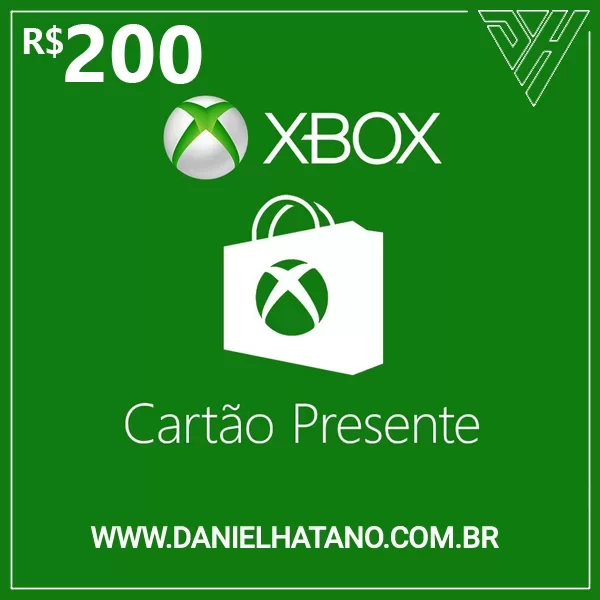 R$200 Xbox Store - Cartão-Presente Digital - [Exclusivo Brasil]