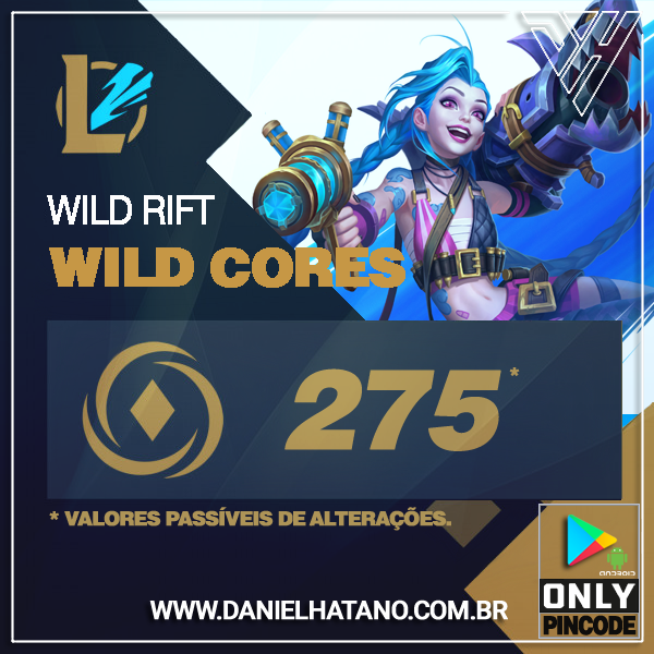 [ANDROID] League of Legends: Wild Rift | 275 Wild Cores 